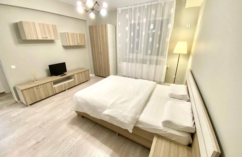 Miete einer komfortablen 1-Zimmer-Wohnung mit separater Küche, Bukarest, Rumänien